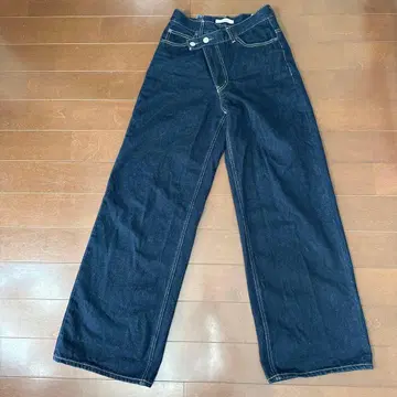 MOUSSY CROSS WAIST WIDE STRAIGHT 2