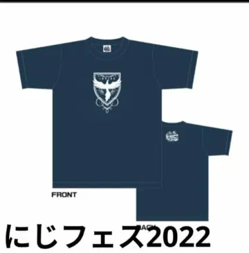 니지산지 니지 페스티벌 T셔츠 인디고