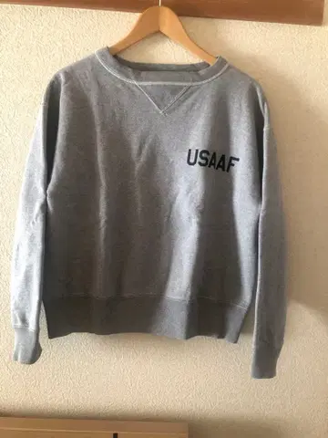 The REAL McCOY'S USAAF 프린트 스웨트 셔츠 남성용 L