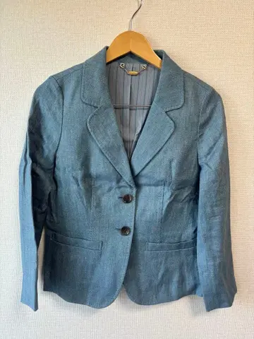 SCAPA 라이트 블루 테일러드 자켓