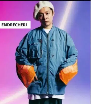 ENDRECHERI 파랑 나일론 자켓