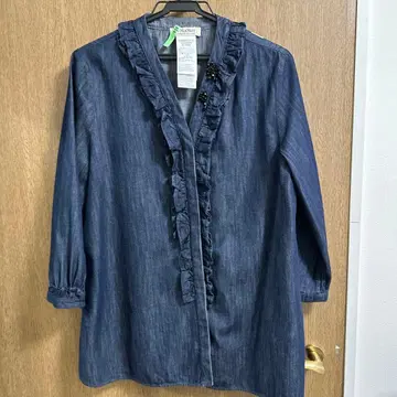 S MaxMar 데님 블라우스