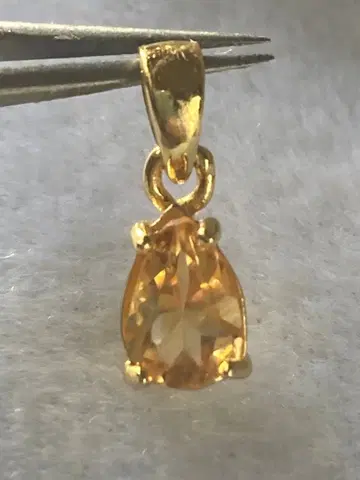 SV925 시트린 펜던트 탑