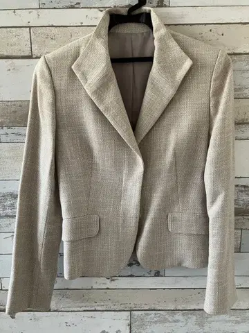 COMME CA ISM 베이지 테일러드 자켓 M