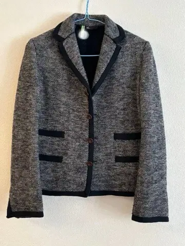 [ 새상품급 ] 45rpm 헤링본 울 더블 페이스 테일러 칼라