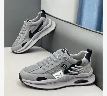 그레이 스포츠 스니커즈 [ 새상품 미사용 ]