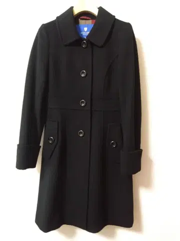 BLUE LABEL CRESTBRIDGE 블랙 롱 코트 36