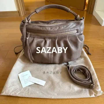 사자비 SAZABY 숄더백 모카 베이지