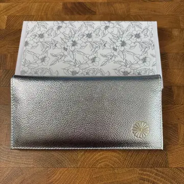 [ 미사용 새상품 ] 황거 동어원 본마루 실버 장지갑 천연 가죽