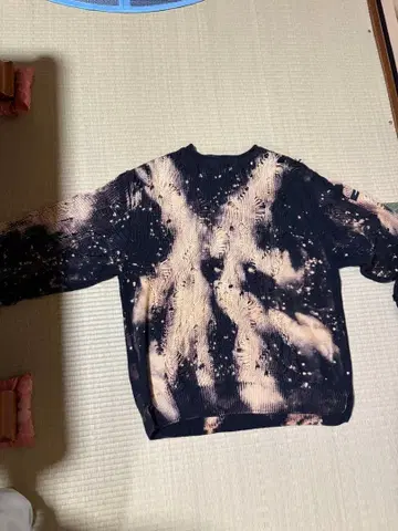 SYU. HOMME/FEMM 타이다이 패턴 니트 스웨터 20ss