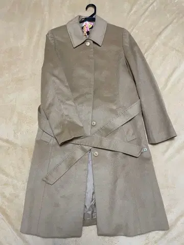 [ 클리닝 ] 베이지 롱 코트 11호 캐시미어 100%