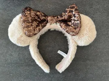 당일 발송! 디즈니 머리띠 복슬복슬 퍼 스팽글