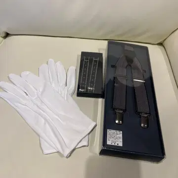 아오야마 양복, 윙카라 셔츠 암밴드 서스펜더 장갑 세트