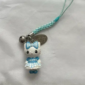 USJ 한정판 헬로키티 스트랩 파란 드레스