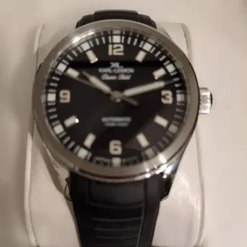 KARL LEIMON 자동 시계 Classic Field 블랙