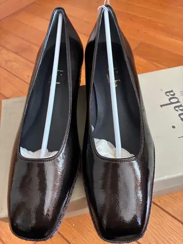 [ 미사용 새상품 ] 펌프스 다크 브라운