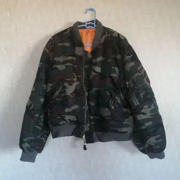 카모플라쥬 MA-1 플라이트 자켓