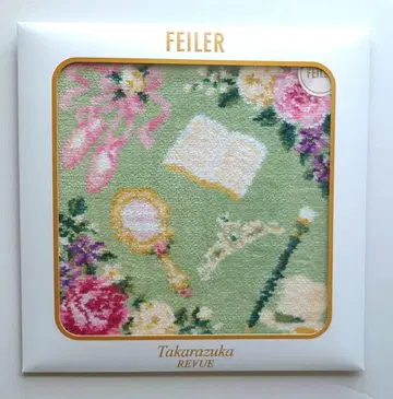 [새상품 완판템] 타카라즈카 페이 타월 모티브 플라워 무늬