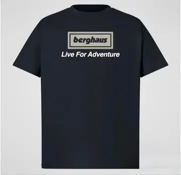 berghaus oasis 로고 디자인 T셔츠 블랙