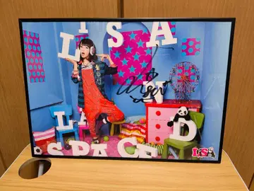 LiSA 친필 사인 포함 포스터 LANDSPACE