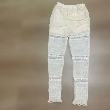 Muse 아이보리 프릴 캐주얼 팬츠