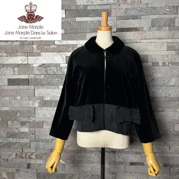 제인 마플 돈루살롱 리본 디자인 벨벳 자켓 M