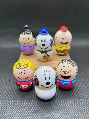 스누피 오키아가리코보시 피규어 6개 세트