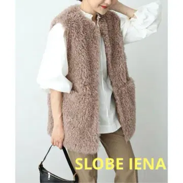 컨디션 최상 SLOBE IENA ECOPEL 퍼 베스트