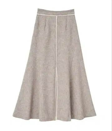 Aimeine 라인 디자인 믹스 트위드 머메이드 스커트