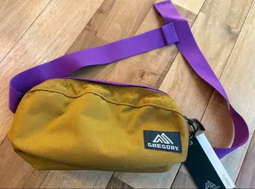 그레고리 GREGORY 테일 러너 힙색 브론즈 퍼플