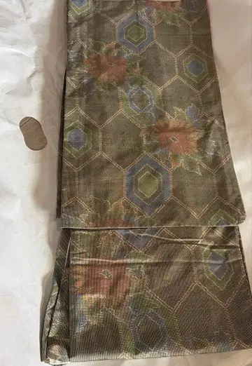 오시마 명주 기모노 여성용 10 광택 카라