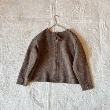 [새상품급] BEARDSLEY 태슬 울 니트 브라운