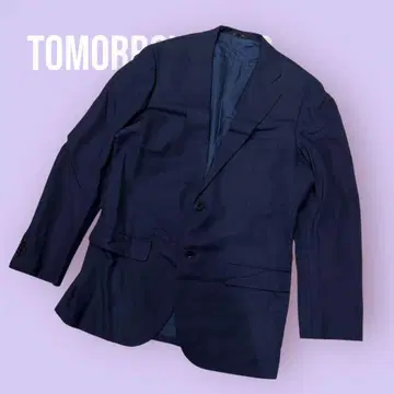 Tomorrowland 네이비 테일러드 자켓 싱글 버튼 S1114