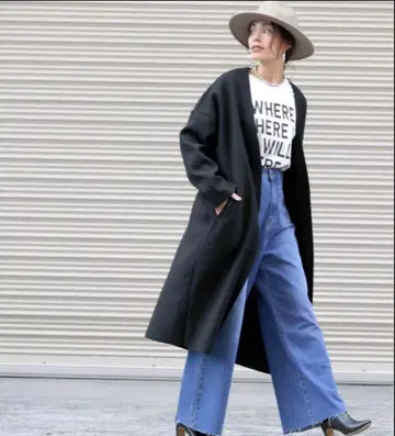 [ 새상품 ] coca 노카라 코트