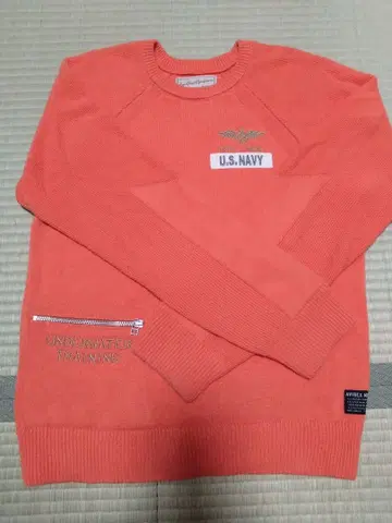 AVIREX 아비렉스 크루넥 니트 스웨터 남성용 M