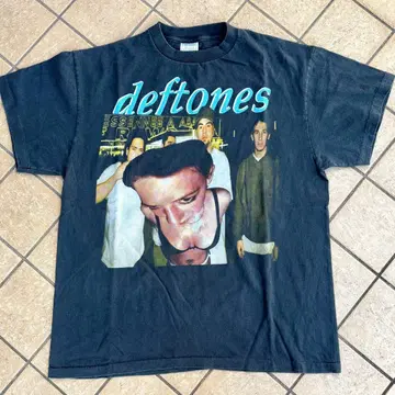 deftones 빈티지 티셔츠 밴드 티셔츠