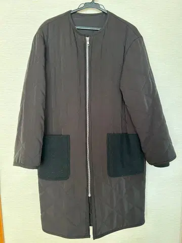 미라 오웬 퀼팅 자켓 블랙