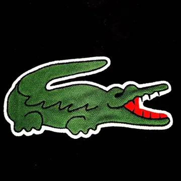 라코스테 LACOSTE 빅 로고 후드티 네이비