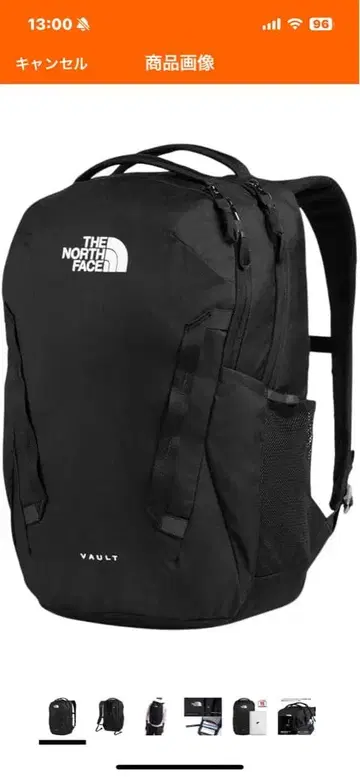 THE NORTH FACE VAULT 블랙 백팩