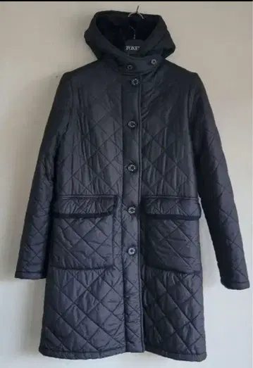 매킨토시 퀼팅 코트 보아 블랙 36