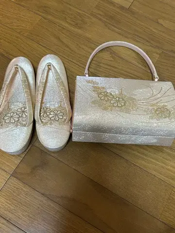 일본 의류용 조리와 백 세트