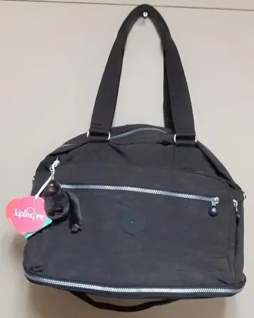 Kipling 다크 브라운 백 몽키 참 포함 SY134