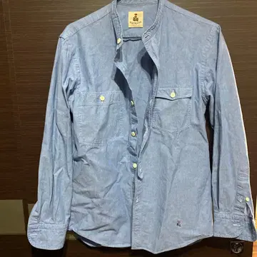 GUY ROVER 파랑 긴팔 셔츠