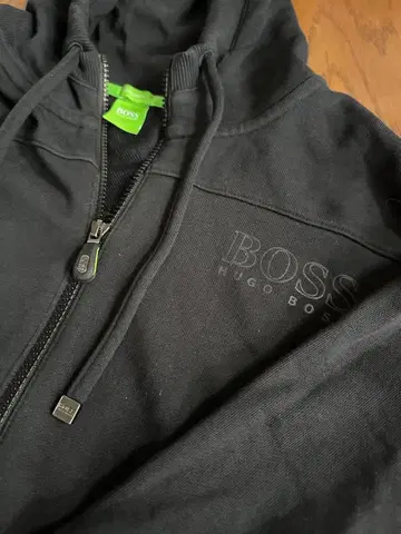 휴고보스 HUGO BOSS 블랙 후드티
