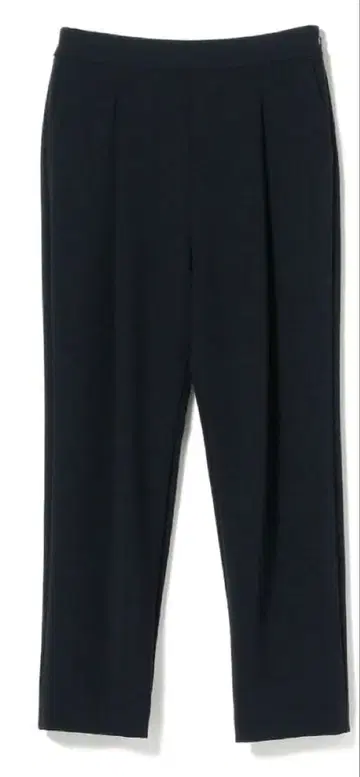 Demi-Luxe 네이비 플리츠 슬랙스