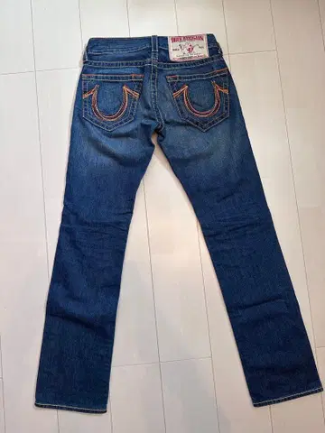 TRUE RELIGION Bobby 28 x 33 다크 블루 데님