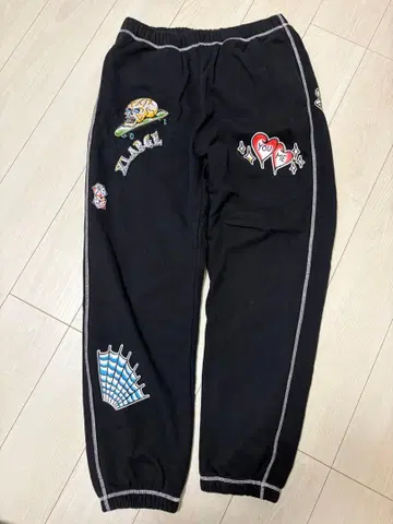 XLARGE 블랙 스웨트 팬츠 XL