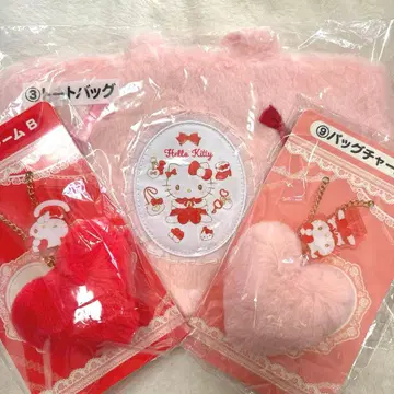 산리오 당첨 복권 헬로 키티 복권 토트 백 백참 3종