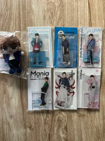 와타나베 쇼타 아크릴 스탠드와 스노우 칠 누이 세트