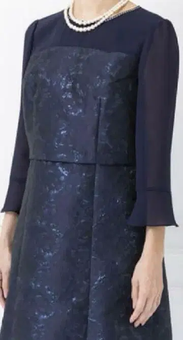 도쿄 소와르 Apploberry 엠보 자카드 세레모니 원피스